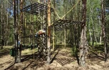 Wioska na drzewach - w Puszczy Kampinoskiej pod Warszawą w