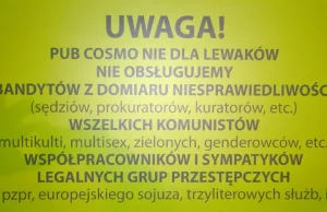 Prawilny Pub w Częstochowie. Lewacy nie wejdą.