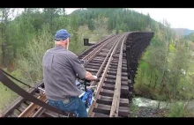 Extreme Railbiking Part 1, Life is Like a Mountain Railway, Rail Bikes on...