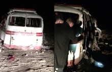 Autobus najechał na minę. Cztery osoby nie żyją, kilkunastu rannych