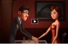Co się dzieje w naszym mózgu na randce - śmieszna animacja