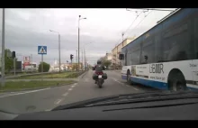 Szeryf drogowy na motocyklu