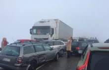 Potężny karambol na Dolnym Śląsku. Rozbiło się ponad 20 aut