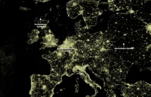 Zanieczyszczenie światłem w Europie