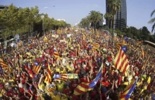 .Katalonia chce głosować w sprawie niepodległosci i wychodzi na ulice