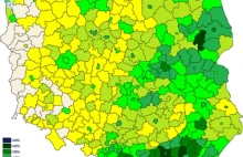 Podana przez PKW frekwencja na godzinę 12:00.