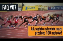 Jak szybko człowiek może przebiec 100 metrów?