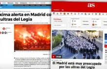Kibice Legii sieja terror w Madrycie!