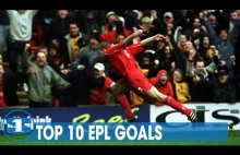 MANCHESTER UNITED v LIVERPOOL - TOP 10 GOALS IN PREMIER LEAGUE