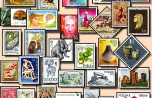 Archeologia na znaczkach pocztowych.