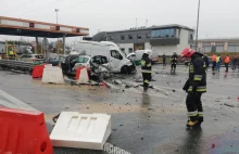 Żdżary: Pijany kierowca tira spowodował wypadek na autostradzie A2 w...