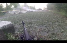 Ukraina, mocne wideo z ataku na Ukraiński punkt kontrolny