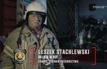 Leszek Stachlewski służy w OSP ponad 60 lat! "Nie da się żyć bez straży."...