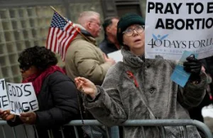 Aborcja do 9 miesiąca ciąży w stanie Nowy Jork.