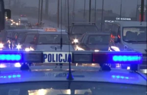 Policjanci eskortowali BMW z rodzącą kobietą