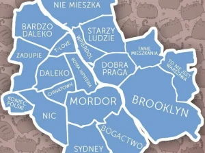 mapa warszawy z przymrużeniem oka Mapa Warszawy z przymrużeniem oka   Wykop.pl