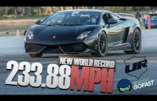 Nowy rekord świata na 1/2 mili, 374 km/h!