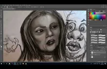 Diablica / The Shrew - grotesque digital speed painting