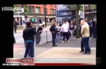 UK: British lads defend lady from black Muslim