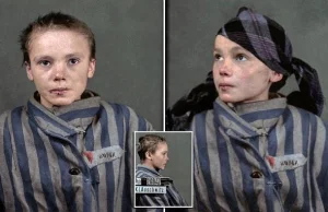 Brazylijski malarz ożywił zdjęcia młodej Polki zamordowanej w Auschwitz