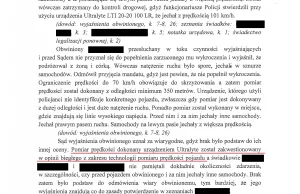 Wygrałem sprawę z policją o pomiar prędkości miernikiem Ultralyte