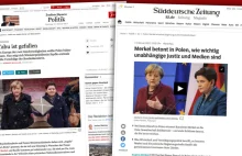 Angela Merkel w Polsce. Niemieckie media o wizycie Merkel