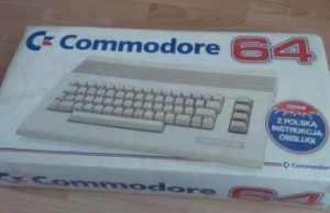 Zestaw Commodore C64, magnetofon, gry...