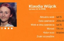 Zaginęła 15-letnia Klaudia Wójcik