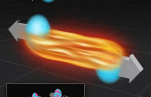 „Ogniste smugi” coraz bardziej realne w zderzeniach jąder atomowych i protonów