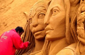 Największe rzeźby z piasku