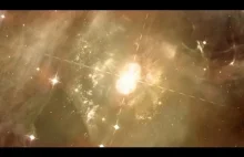 Zbliżenie na Eta Carinae - gwiazdę podwójną w gwiazdozbiorze Kila.