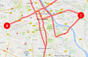 Jutro paraliż Warszawy, protestują taksówkarze, którędy pojadą? [MAPA]