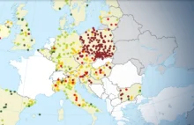 Czerwona plama na mapie Europy. Dramatyczne dane o polskim powietrzu
