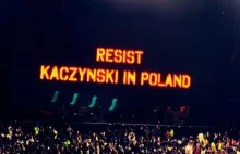 "Resist Kaczyński in Poland". Mocne hasło na koncercie Rogera Watersa