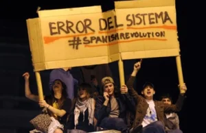 Masowe protesty w Hiszpanii. Krach rządów socjalistów już blisko.