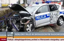 15-letni ukradł i rozbił radiowóz. Pół nocy podszywał się pod policjanta.. GTA