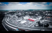 Największa moto flaga Polski z samochodów