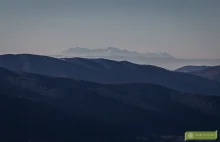 Bieszczady zimą z pięknym widokiem na Tatry, Tarnica, Smerek, Mała Rawka