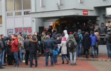 Długa kolejka cudzoziemców przed krakowskim urzędem. "Nie ma porządku"