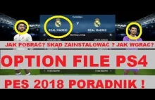 PES 2018 OPTION FILE PORADNIK !