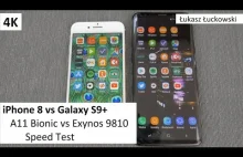 Apple iPhone 8 vs Samsung Galaxy S9+ ❗❗❗ | Speed Test