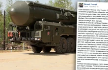 Minister obrony Ukrainy: Rosja grozi nam bronią atomową