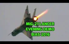 MIG-21 LanceR - Dynamiczny pokaz ołówka Rumuńskich Sił Powietrznych