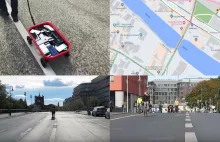 Mężczyzna chodzi po ulicy z 99 smartfonami aby wywołać korki w Google Maps