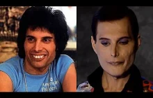 Freddie Mercury transformation from 1 to 45 years...
