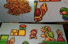 Mario Bros. z cukierków Skittles