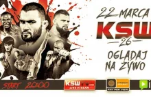 Oglądaj KSW 26 za darmo w Internecie, transmisja z gali MMA