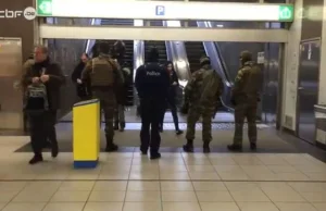 Zamknięto wejścia do brukselskiego metra z powodu zagrożenia terrorystycznego