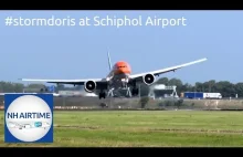LIVESTREAM: #STORMDORIS at SCHIPHOL AIRPORT