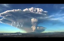 Erupcja wulkanu Calbuco w ultra HD